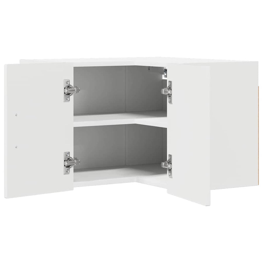 Keukenkast aan de muur met plank Hoogglans wit 57 x 57 x 40 cm