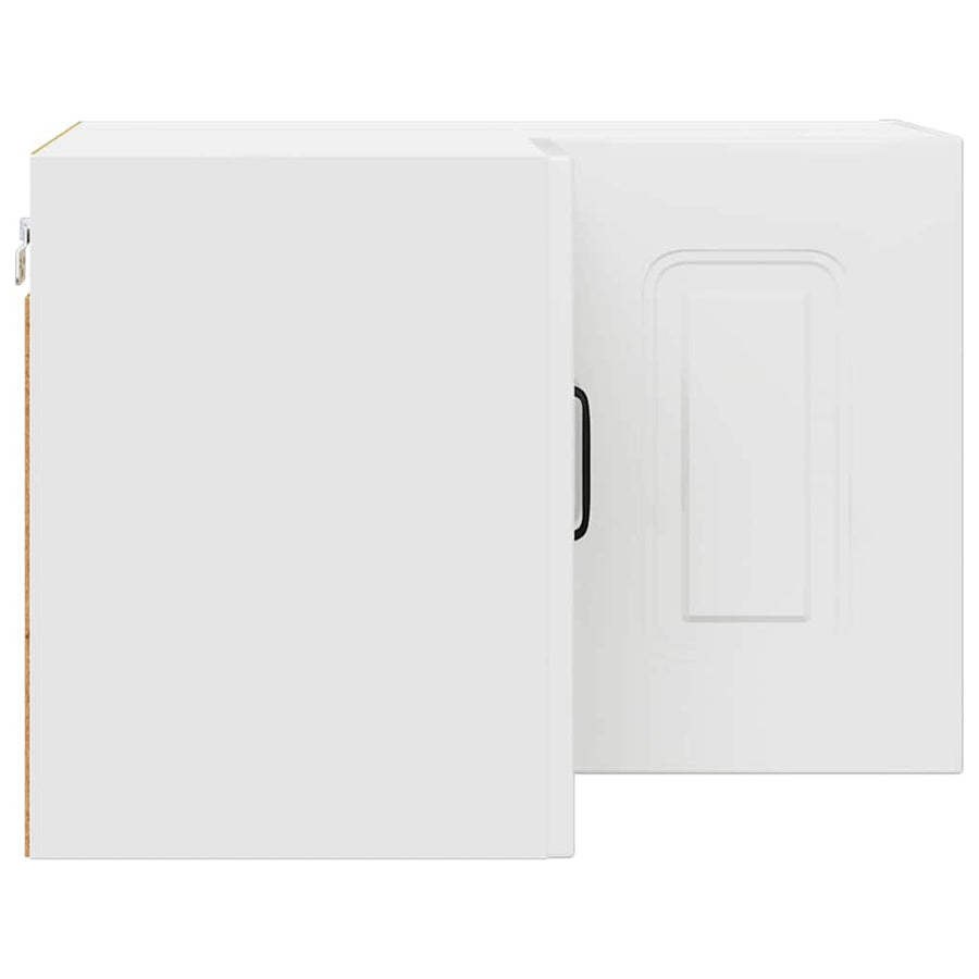 Keukenkast aan de muur met plank Hoogglans wit 57 x 57 x 40 cm
