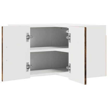 Keukenkast aan de muur met plank Gerookt eiken 57 x 57 x 40 cm