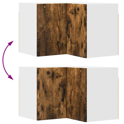 Keukenkast aan de muur met plank Gerookt eiken 57 x 57 x 40 cm