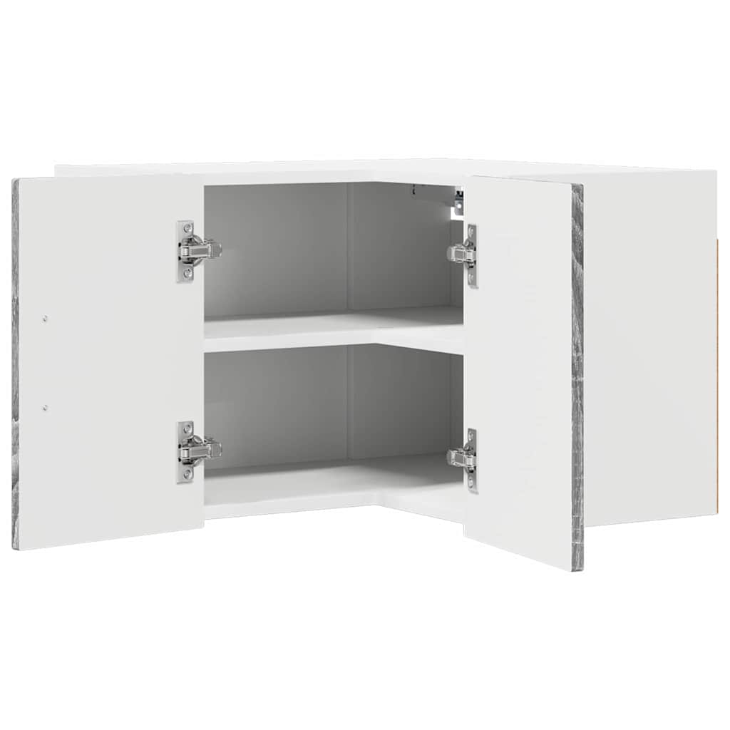 Keukenkast aan de muur met plank Grijs Sonoma 57 x 57 x 40 cm