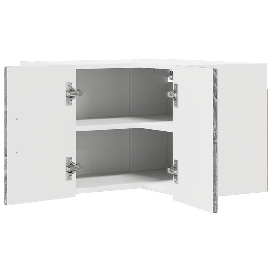 Keukenkast aan de muur met plank Grijs Sonoma 57 x 57 x 40 cm