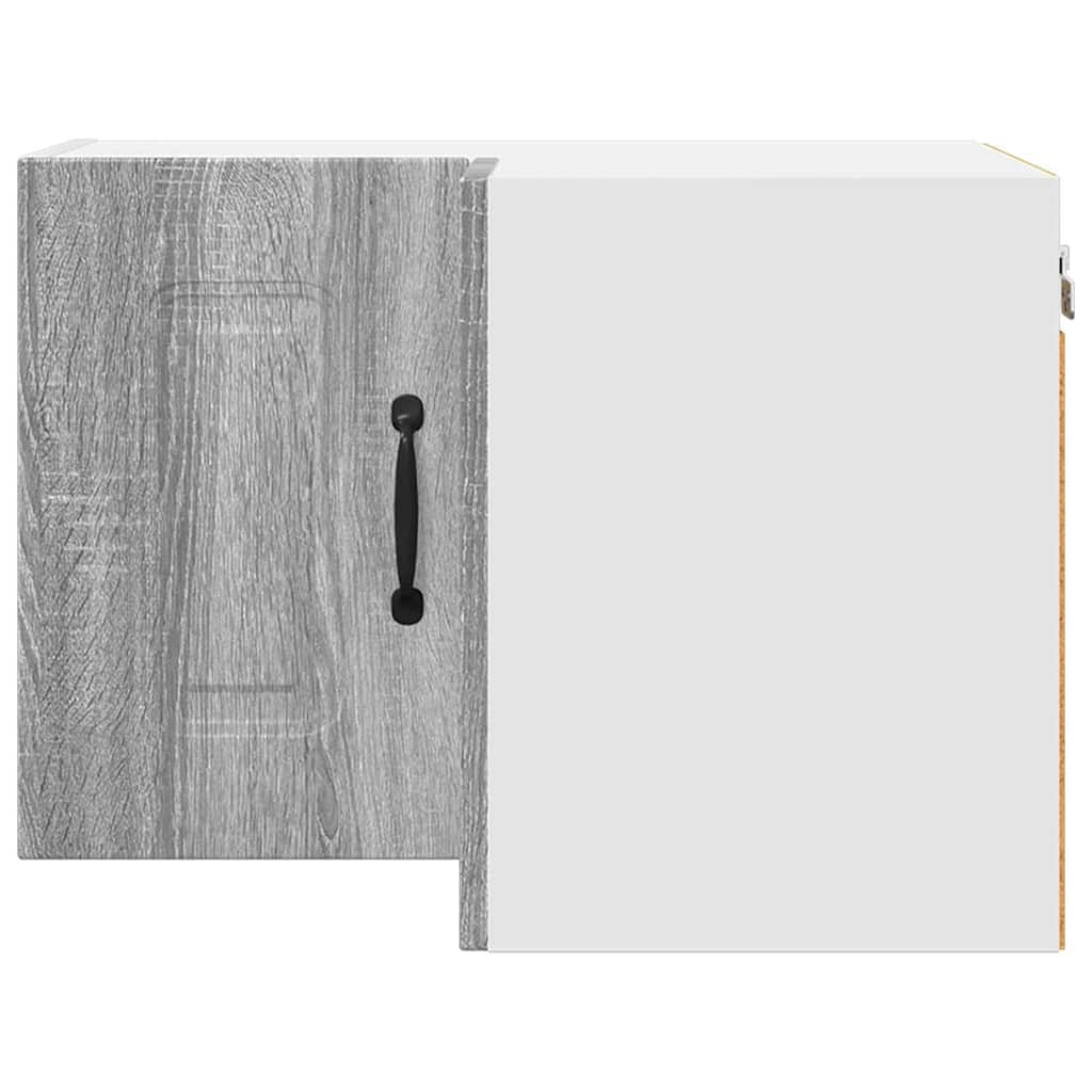 Keukenkast aan de muur met plank Grijs Sonoma 57 x 57 x 40 cm
