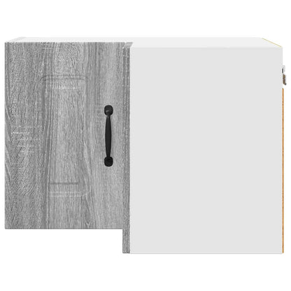 Keukenkast aan de muur met plank Grijs Sonoma 57 x 57 x 40 cm