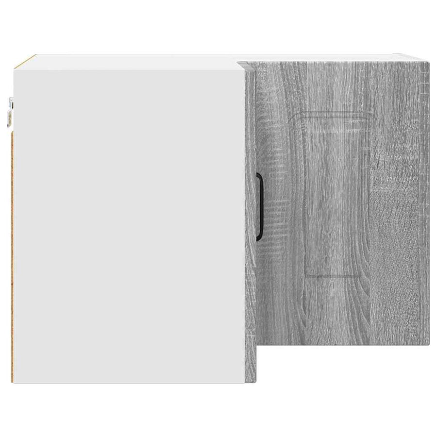 Keukenkast aan de muur met plank Grijs Sonoma 57 x 57 x 40 cm