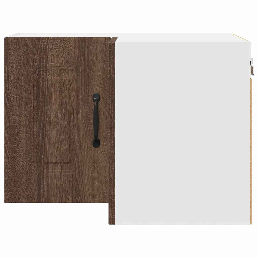 Keukenkast aan de muur Bruin Eiken 57 x 57 x 40 cm Bewerkt hout