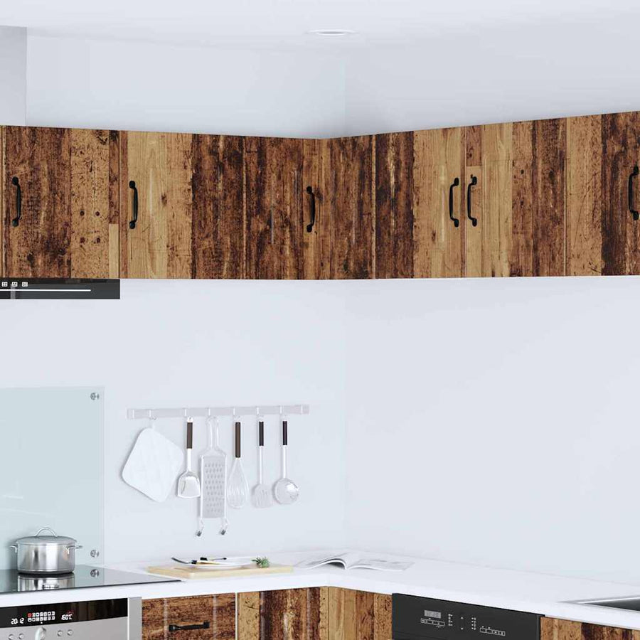 Keukenkast aan de muur Oud Hout 57 x 57 x 40 cm Bewerkt hout