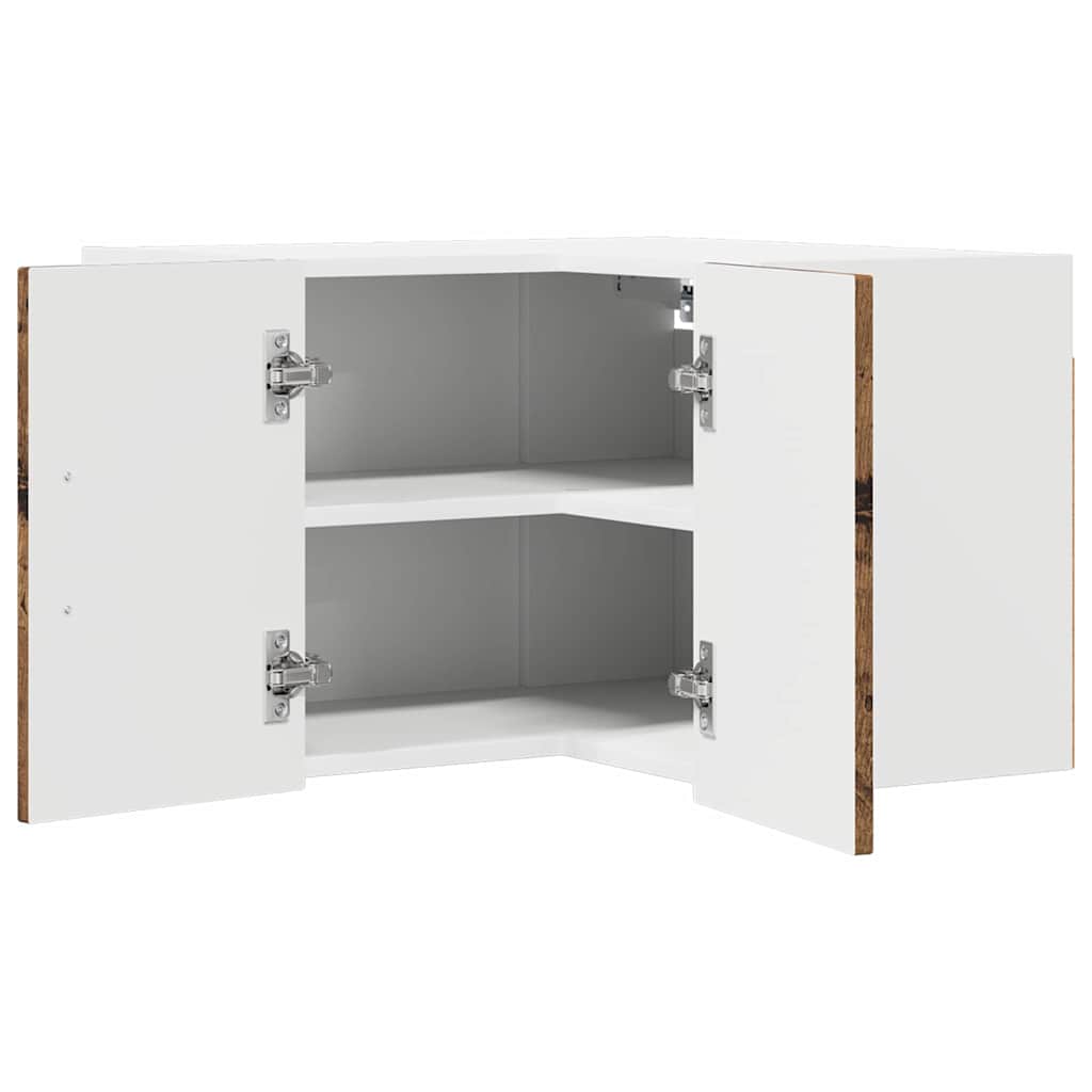 Keukenkast aan de muur Oud Hout 57 x 57 x 40 cm Bewerkt hout