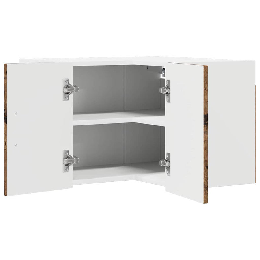 Keukenkast aan de muur Oud Hout 57 x 57 x 40 cm Bewerkt hout