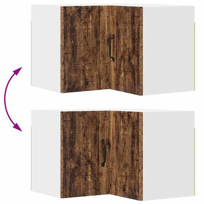 Keukenkast aan de muur Oud Hout 57 x 57 x 40 cm Bewerkt hout