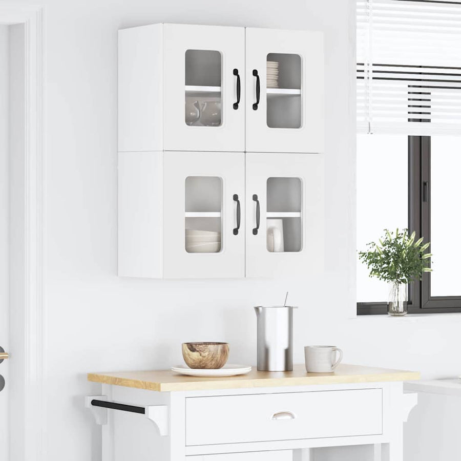 Keukenkast aan de muur Wit 60 x 31 x 40 cm Bewerkt hout