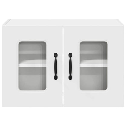 Keukenkast aan de muur 2 pcs Wit 60 x 31 x 40 cm Bewerkt hout