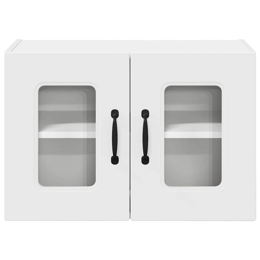 Keukenkast aan de muur 2 pcs Wit 60 x 31 x 40 cm Bewerkt hout