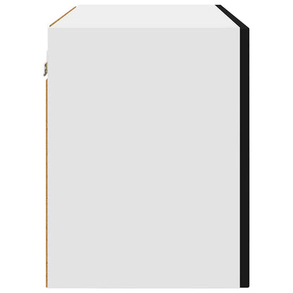 Keukenkast aan de muur 2 pcs Zwart 60 x 31 x 40 cm Bewerkt hout