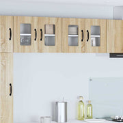 Keukenkast 60x31x40 cm Sonoma eiken 2 stuks