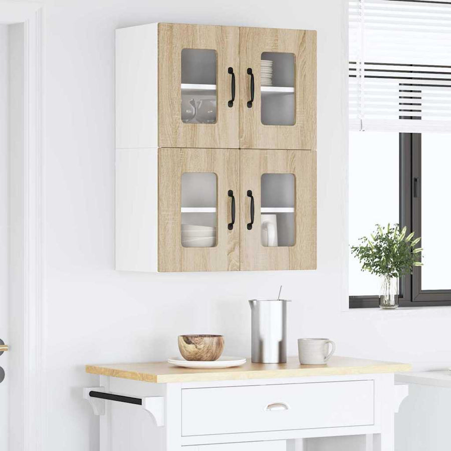 Keukenkast aan de muur 2 pcs Sonoma Eiken 60 x 31 x 40 cm