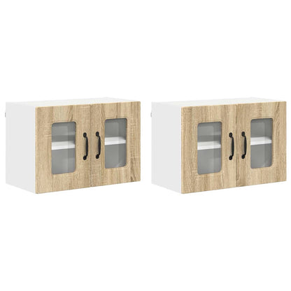Keukenkast aan de muur 2 pcs Sonoma Eiken 60 x 31 x 40 cm