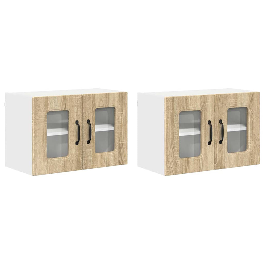 Keukenkast aan de muur 2 pcs Sonoma Eiken 60 x 31 x 40 cm