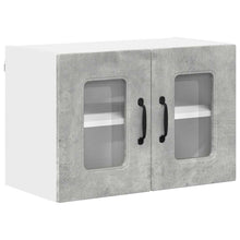 Keukenkast aan de muur Beton Grijs 60 x 31 x 40 cm Bewerkt hout