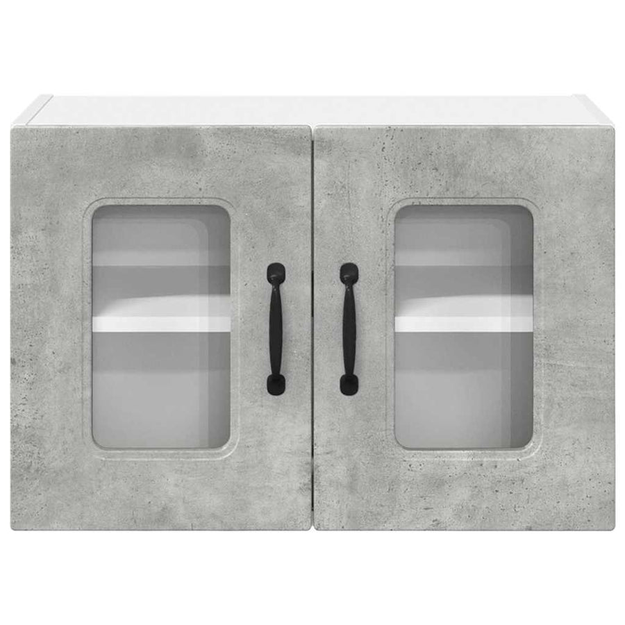 Keukenkast aan de muur Beton Grijs 60 x 31 x 40 cm Bewerkt hout