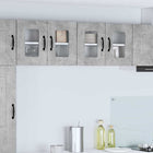 Keukenkast 60x31x40 cm beton grijs 2 stuks