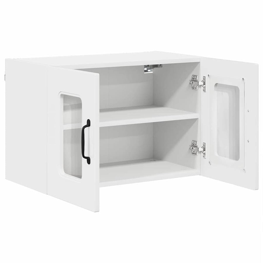 Keukenkast aan de muur met plank Hoogglans wit 60 x 31 x 40 cm