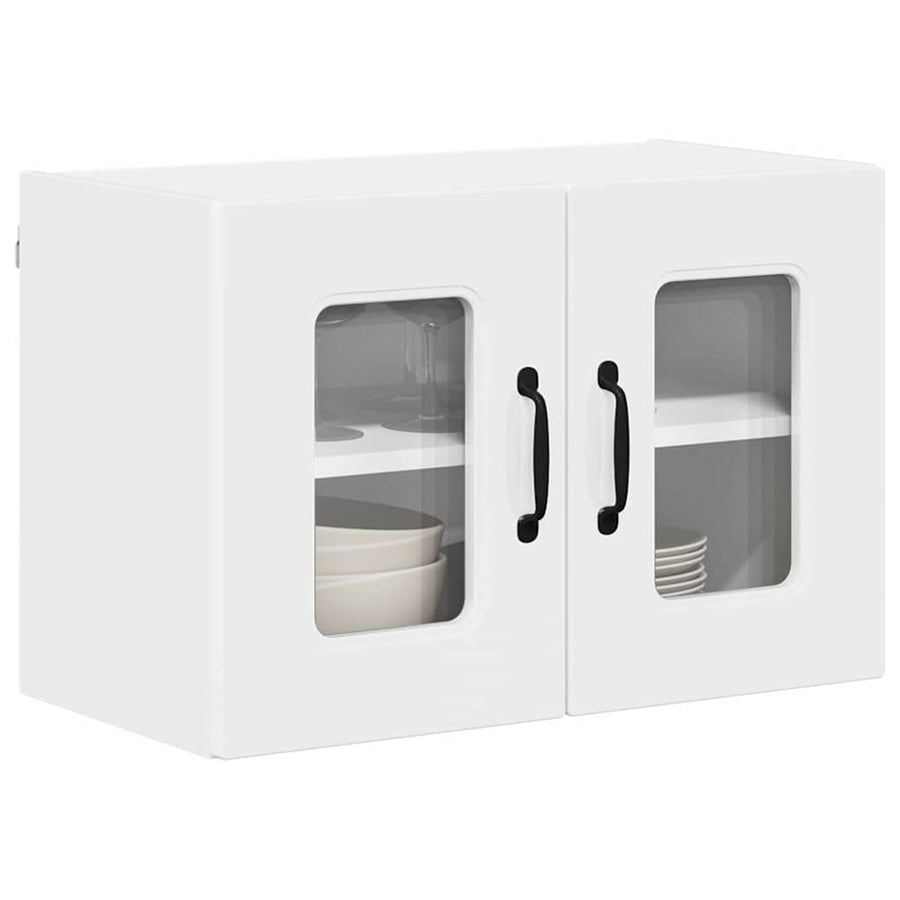 Keukenkast aan de muur met plank Hoogglans wit 60 x 31 x 40 cm