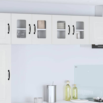 Keukenkast aan de muur 2 pcs Hoogglans wit 60 x 31 x 40 cm