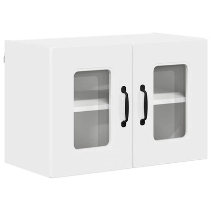 Keukenkast aan de muur 2 pcs Hoogglans wit 60 x 31 x 40 cm