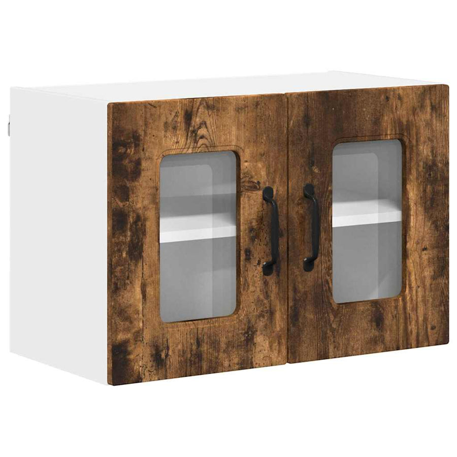 Keukenkast aan de muur met plank Gerookt eiken 60 x 31 x 40 cm