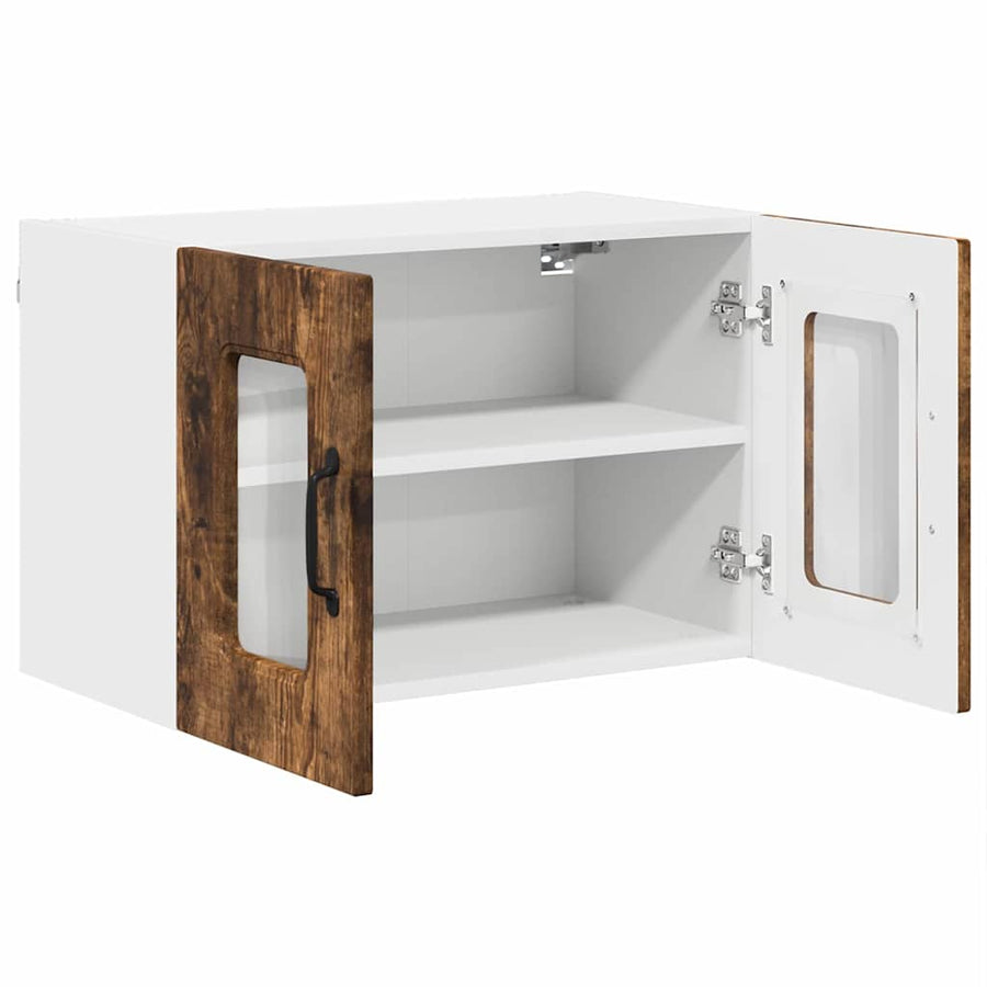 Keukenkast aan de muur met plank Gerookt eiken 60 x 31 x 40 cm