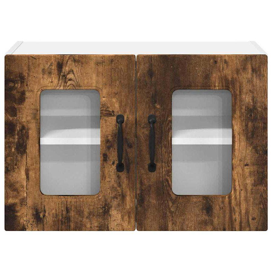 Keukenkast aan de muur met plank Gerookt eiken 60 x 31 x 40 cm