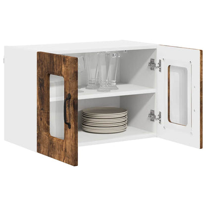 Keukenkast aan de muur met plank Gerookt eiken 60 x 31 x 40 cm