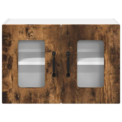 Keukenkast aan de muur 2 pcs Gerookt eiken 60 x 31 x 40 cm