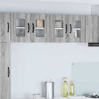Kitchen wall cabinet with storage Kalmar 2 pcs Grey Sonoma 60 x 31 x 40 cm