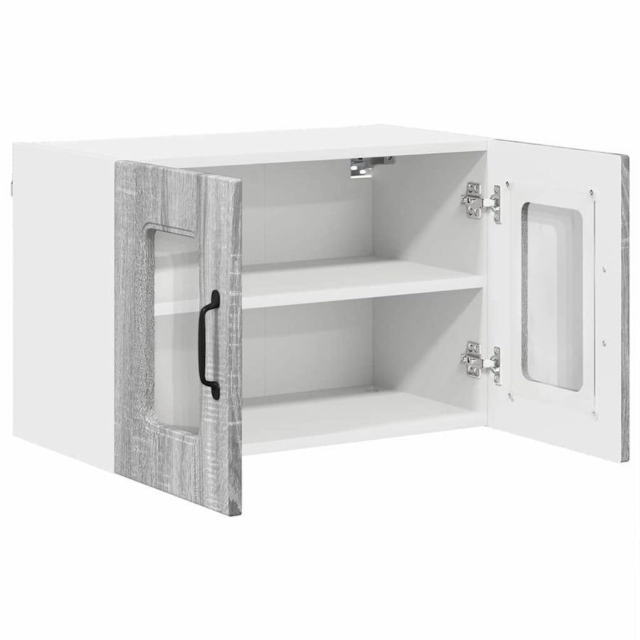 Keukenkast aan de muur 2 pcs Grijs Sonoma 60 x 31 x 40 cm