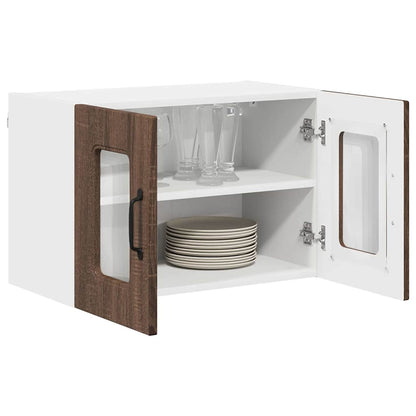 Keukenkast aan de muur Bruin Eiken 60 x 31 x 40 cm Bewerkt hout