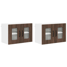 Keukenkast aan de muur 2 pcs Bruin Eiken 60 x 31 x 40 cm