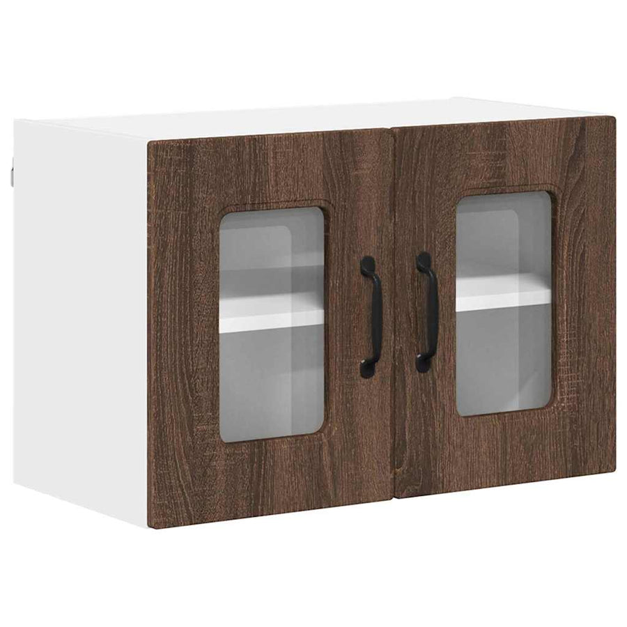 Keukenkast aan de muur 2 pcs Bruin Eiken 60 x 31 x 40 cm