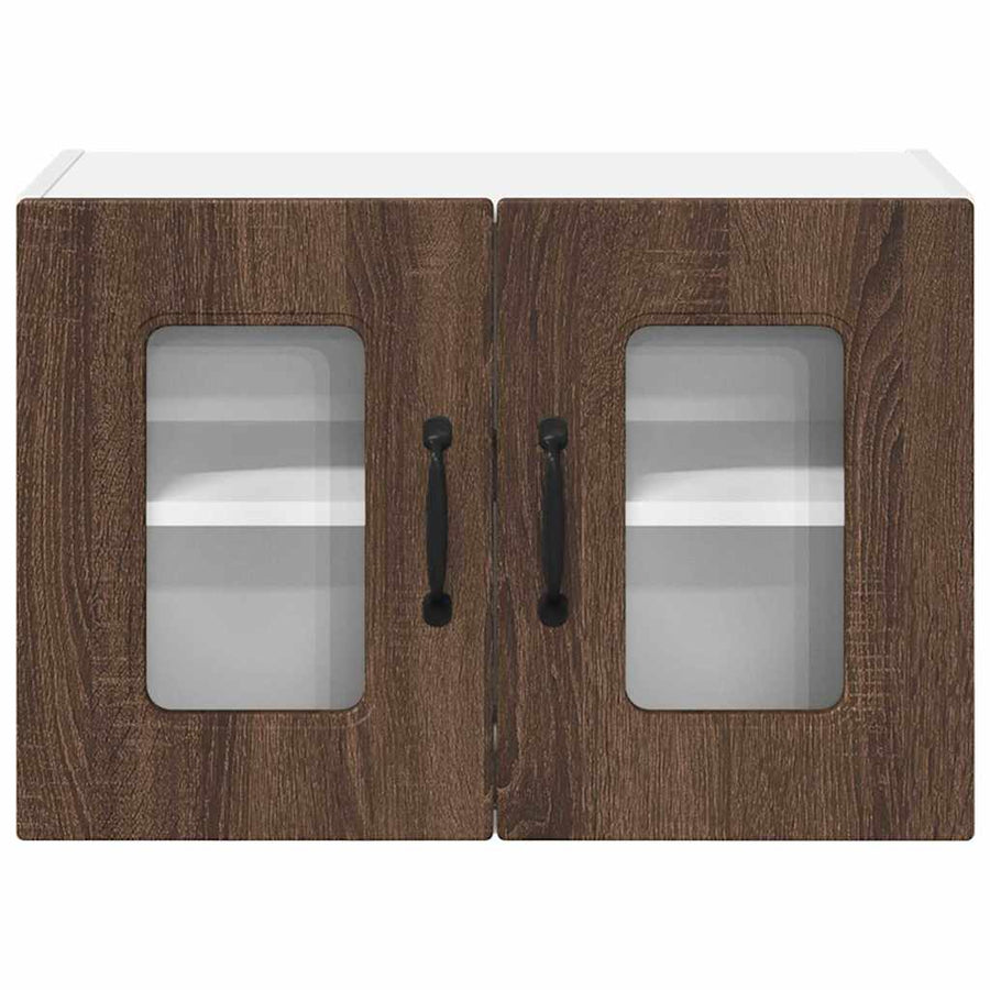 Keukenkast aan de muur 2 pcs Bruin Eiken 60 x 31 x 40 cm