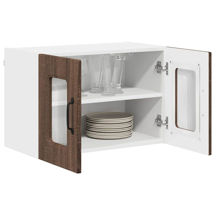 Keukenkast aan de muur 2 pcs Bruin Eiken 60 x 31 x 40 cm