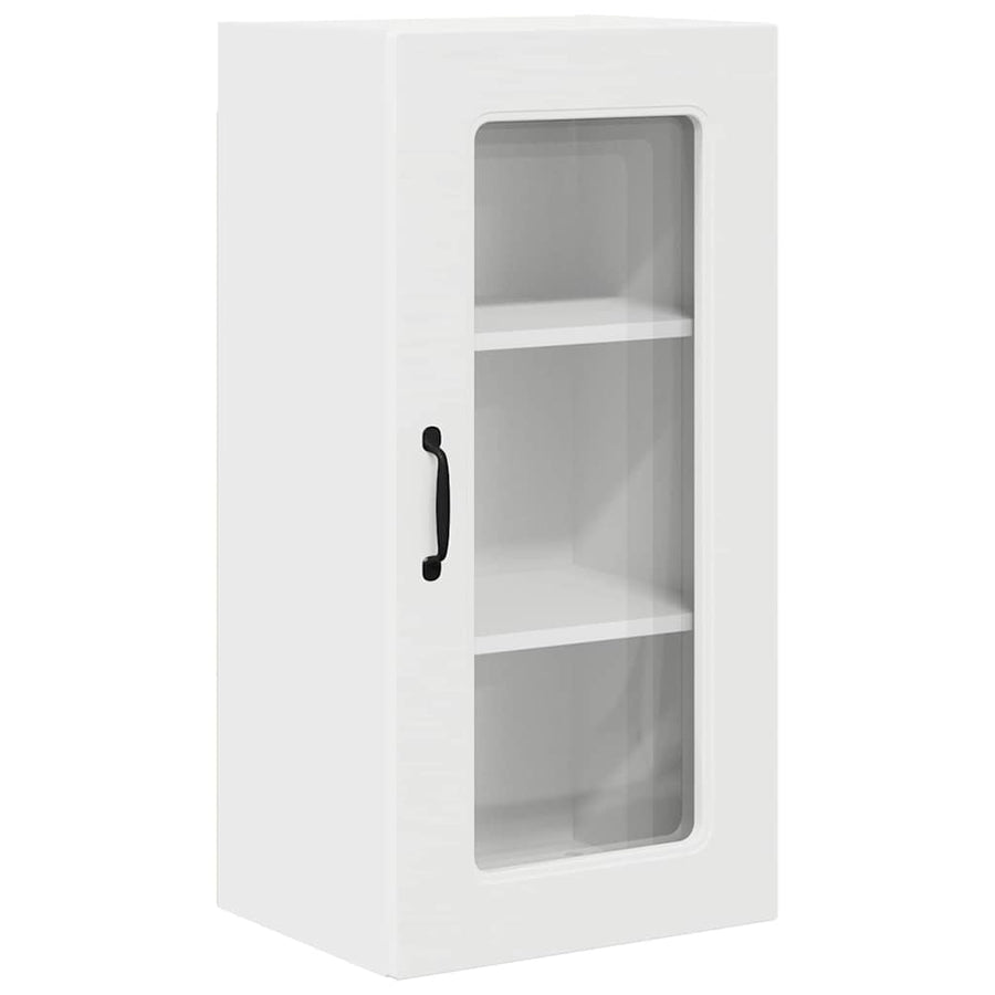 Keukenkast aan de muur 2 pcs Wit 40 x 31 x 80 cm Bewerkt hout