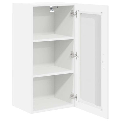 Keukenkast aan de muur 2 pcs Wit 40 x 31 x 80 cm Bewerkt hout