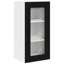 Keukenkast aan de muur Zwart 40 x 31 x 80 cm Bewerkt hout