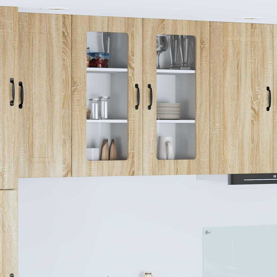 Keukenkast aan de muur met plank Sonoma Eiken 40 x 31 x 80 cm
