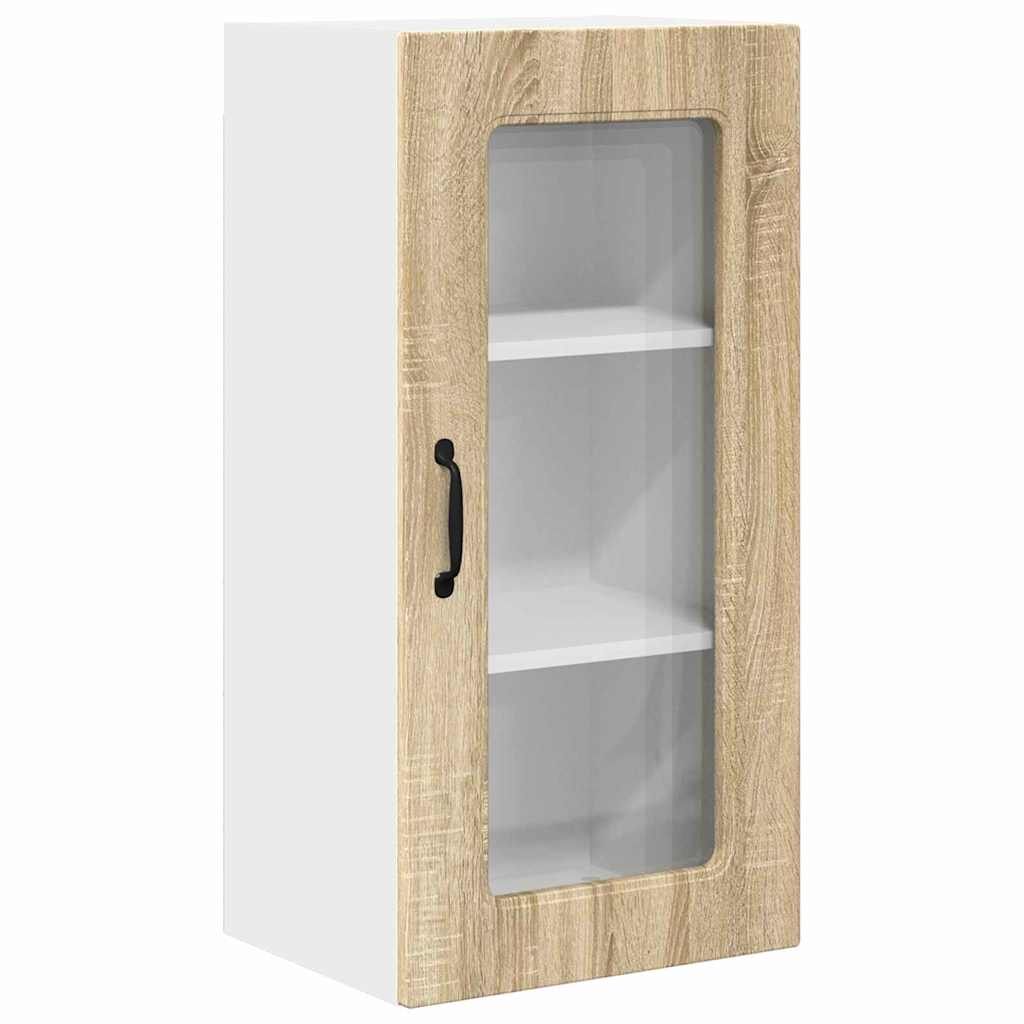 Keukenkast aan de muur met plank Sonoma Eiken 40 x 31 x 80 cm