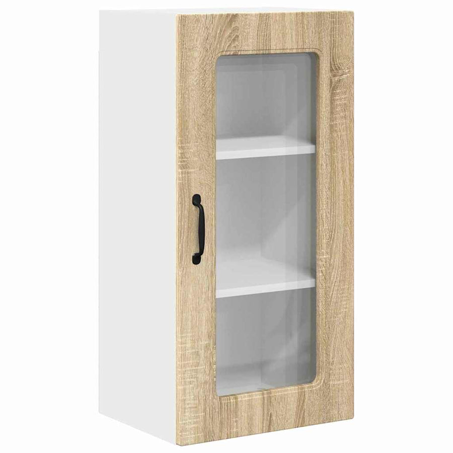 Keukenkast aan de muur met plank Sonoma Eiken 40 x 31 x 80 cm