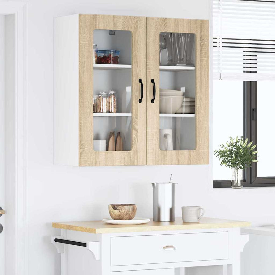 Keukenkast aan de muur 2 pcs Sonoma Eiken 40 x 31 x 80 cm