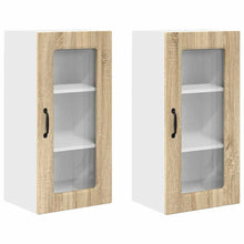 Keukenkast aan de muur 2 pcs Sonoma Eiken 40 x 31 x 80 cm
