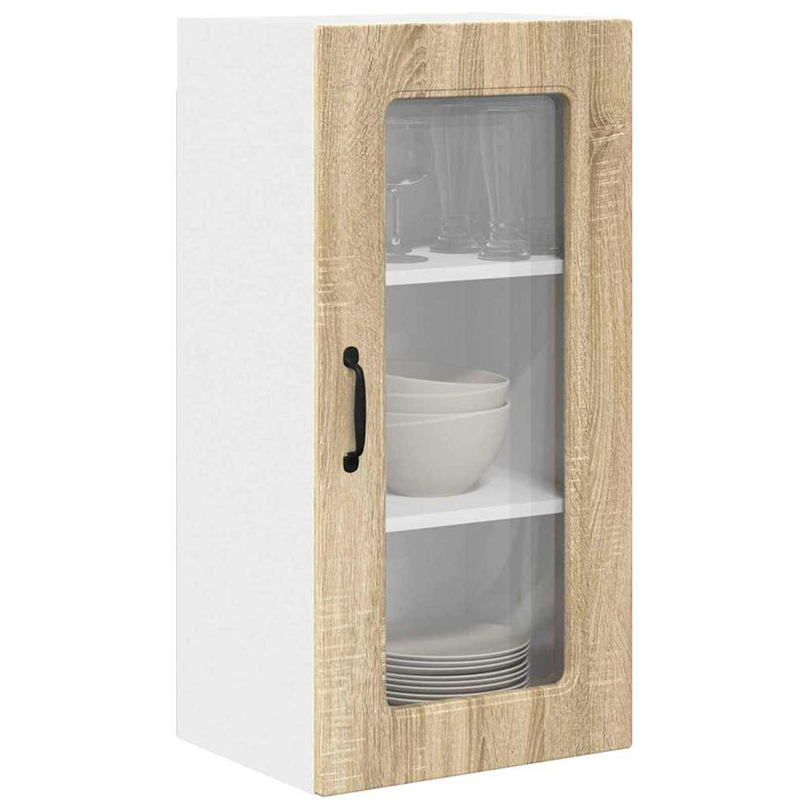 Keukenkast aan de muur 2 pcs Sonoma Eiken 40 x 31 x 80 cm